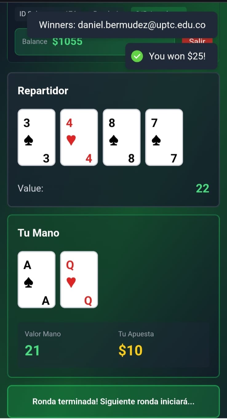 Blackjack Distribuido — imagen 1