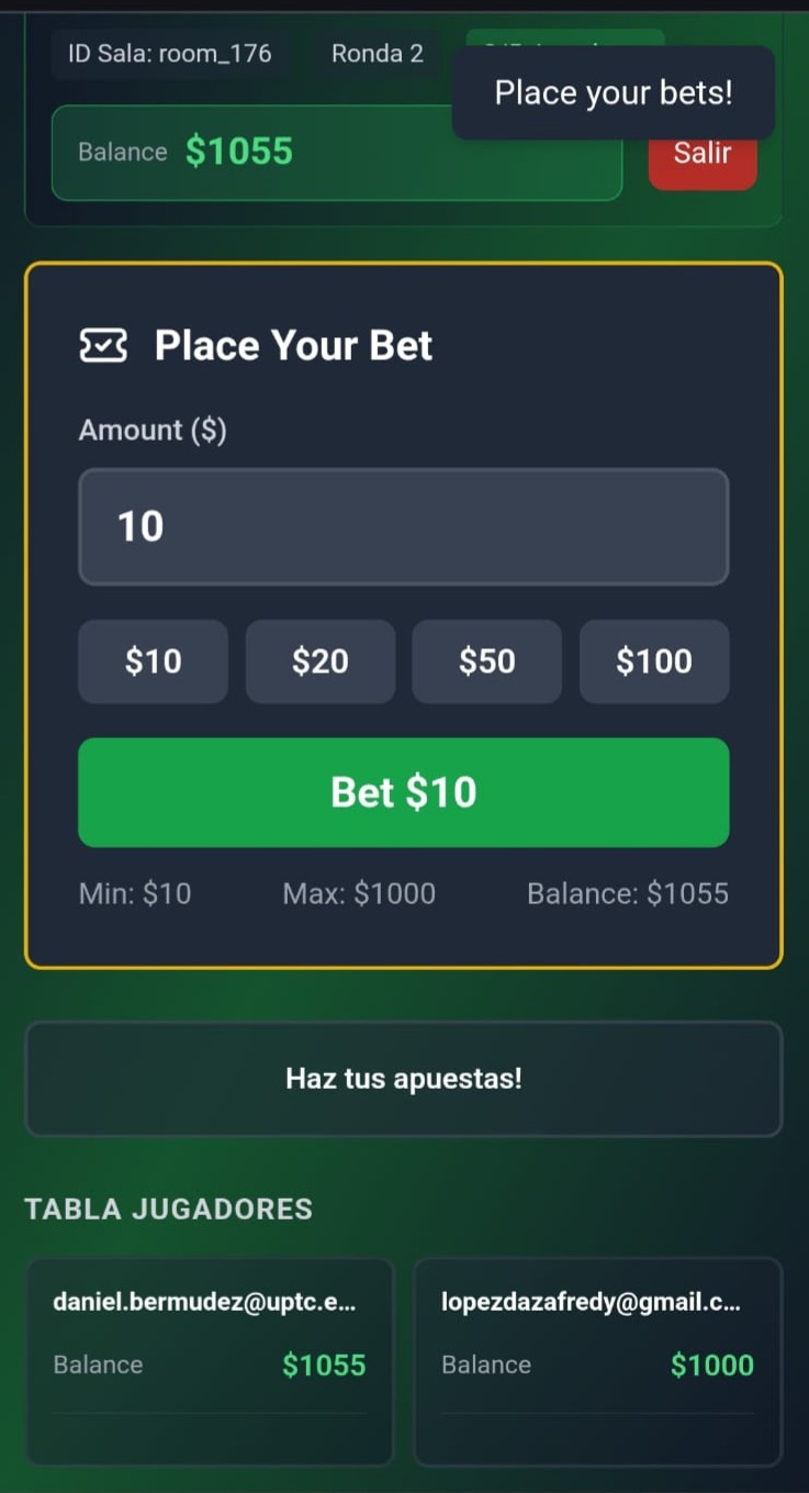 Blackjack Distribuido — imagen 2